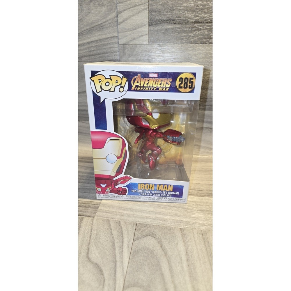 Funko Pop Iron Man 285 CUSTOM ART Marvel Avengers Infinity War Bobblehead Figure